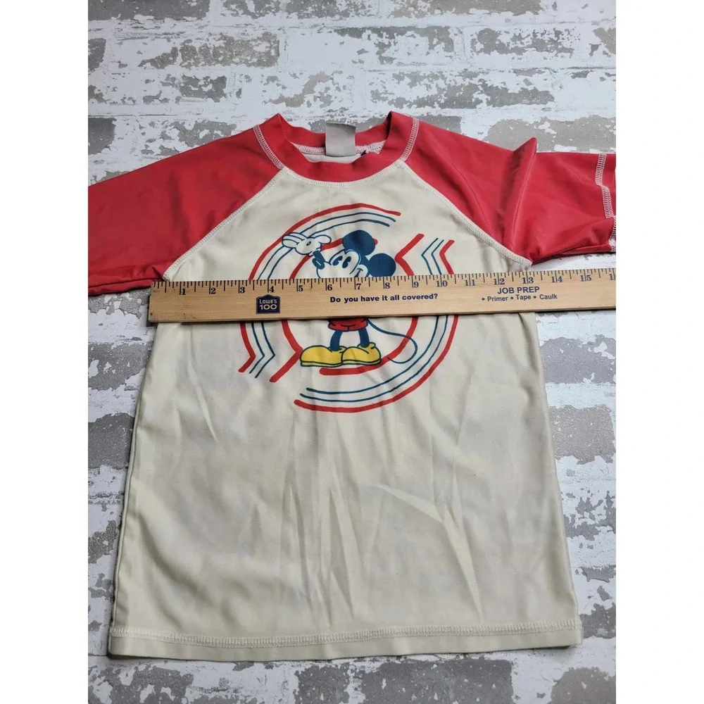 3660 Junk Food Disney‎ Mickey Mouse Swim Rash Guard Boys Small